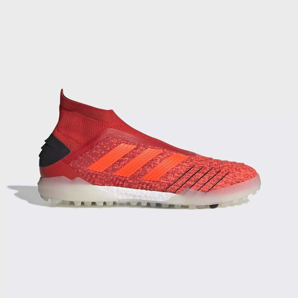 Adidas Predator Tango 19+ Turf Tenis De Futbol Rojos Para Hombre (MX-73834)